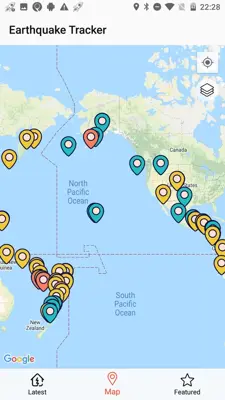 Earthquake App - Tracker, Map android App screenshot 0