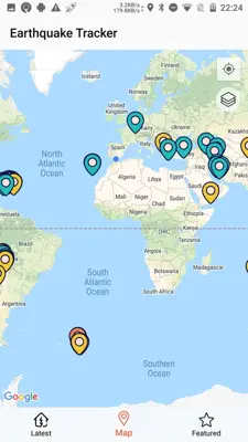 Earthquake App - Tracker, Map android App screenshot 3